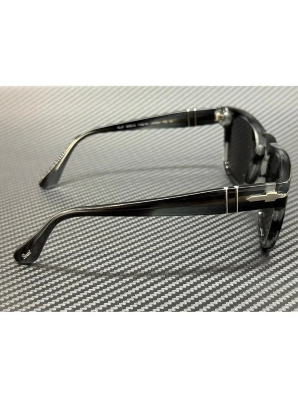 New Persol Men Striped Grey Sunglasses 54-20-145
